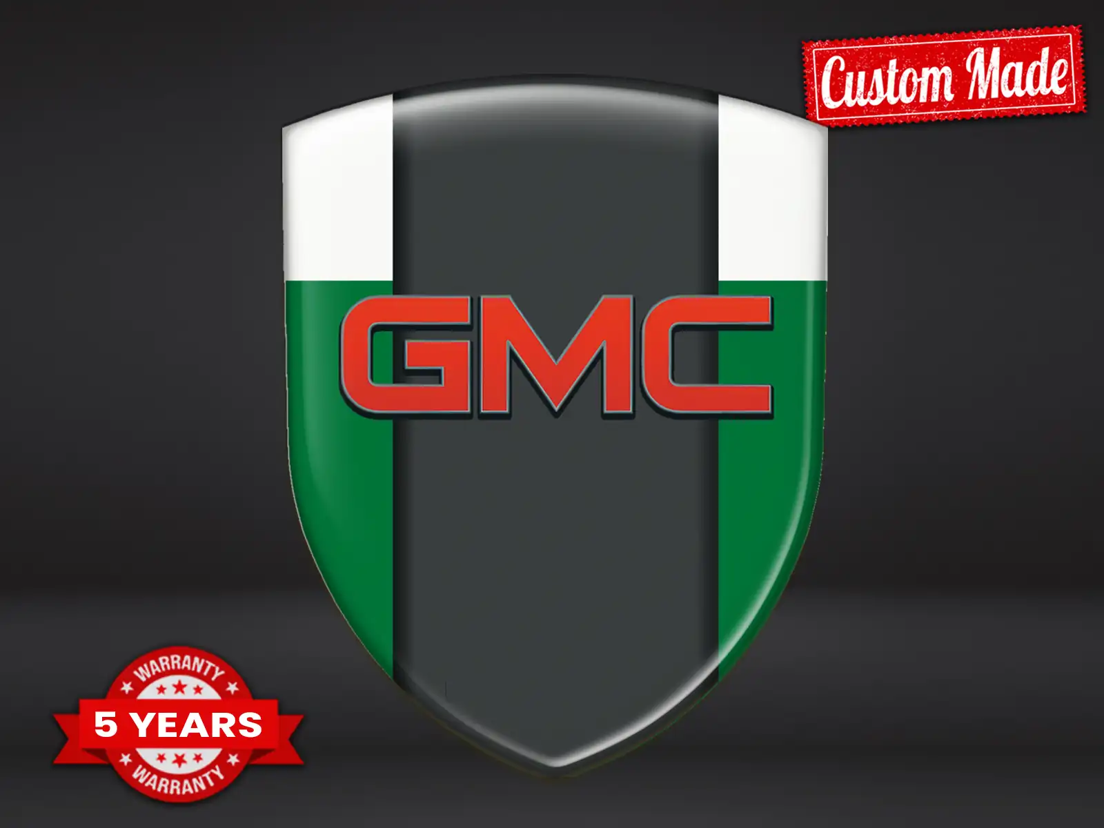 GMC Heckscheibenaufkleber Racing Stern Exklusiv Auto